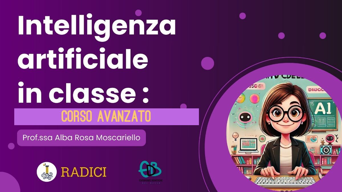 Intelligenza artificiale applicata alla didattica - CORSO AVANZATO